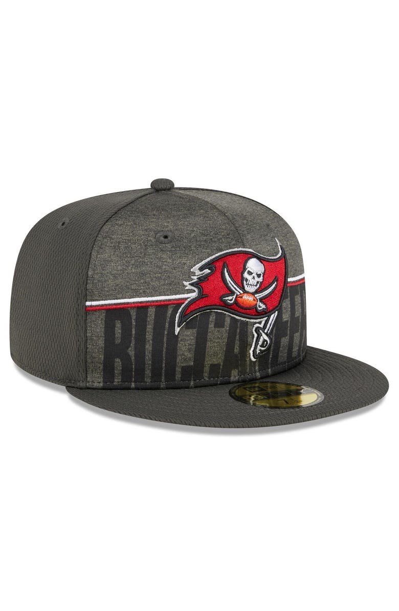 New Era Men's New Era Pewter Tampa Bay Buccaneers 2023 NFL Training Camp 59FIFTY Fitted Hat, Alternate, color, 