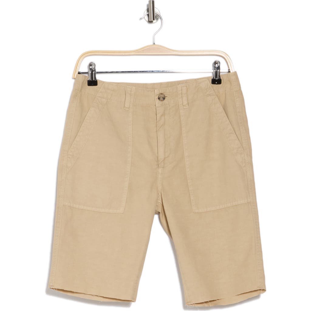 AG AG WES COTTON & LINEN SHORTS