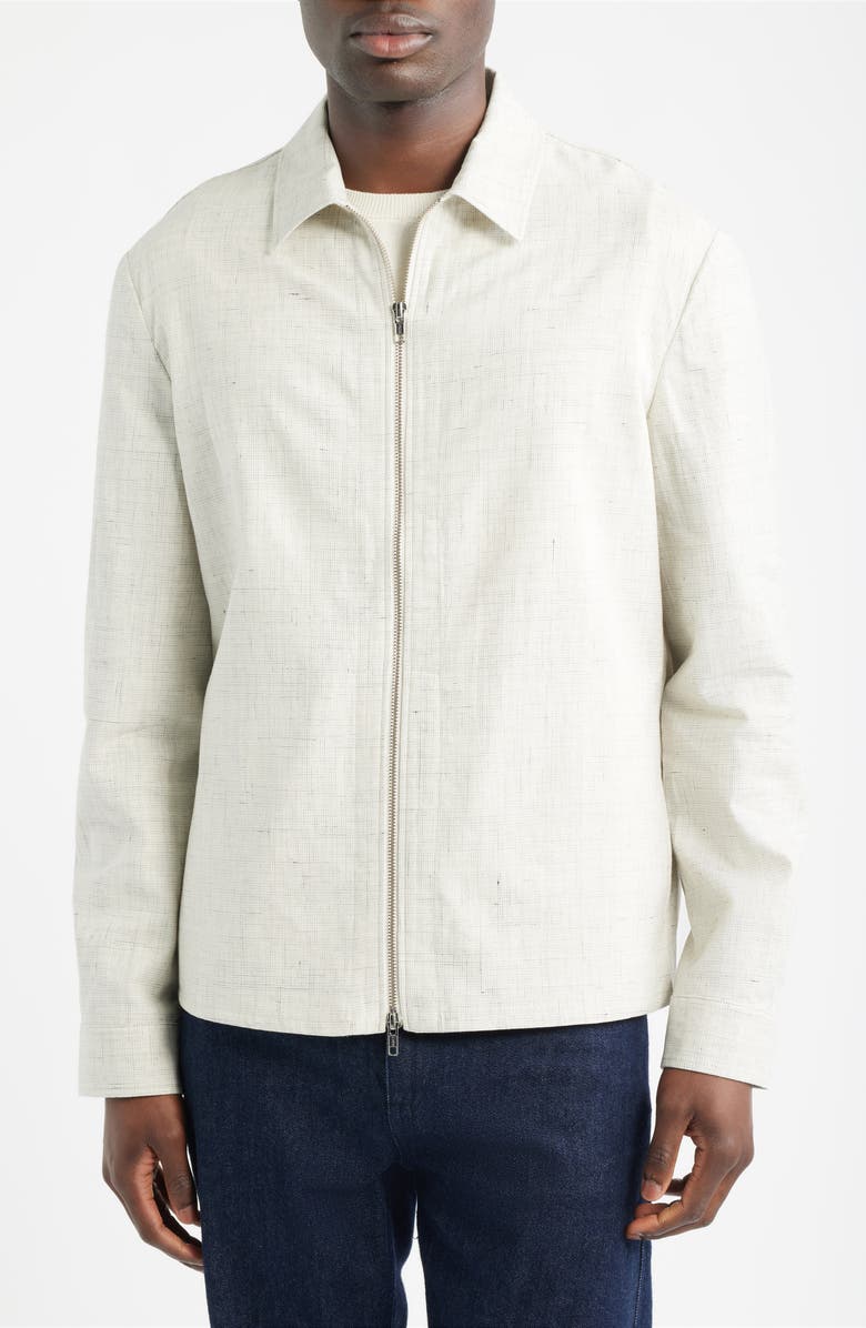 Emanuel Berg Light Bomber Jacket, Alternate, color, Light Grey