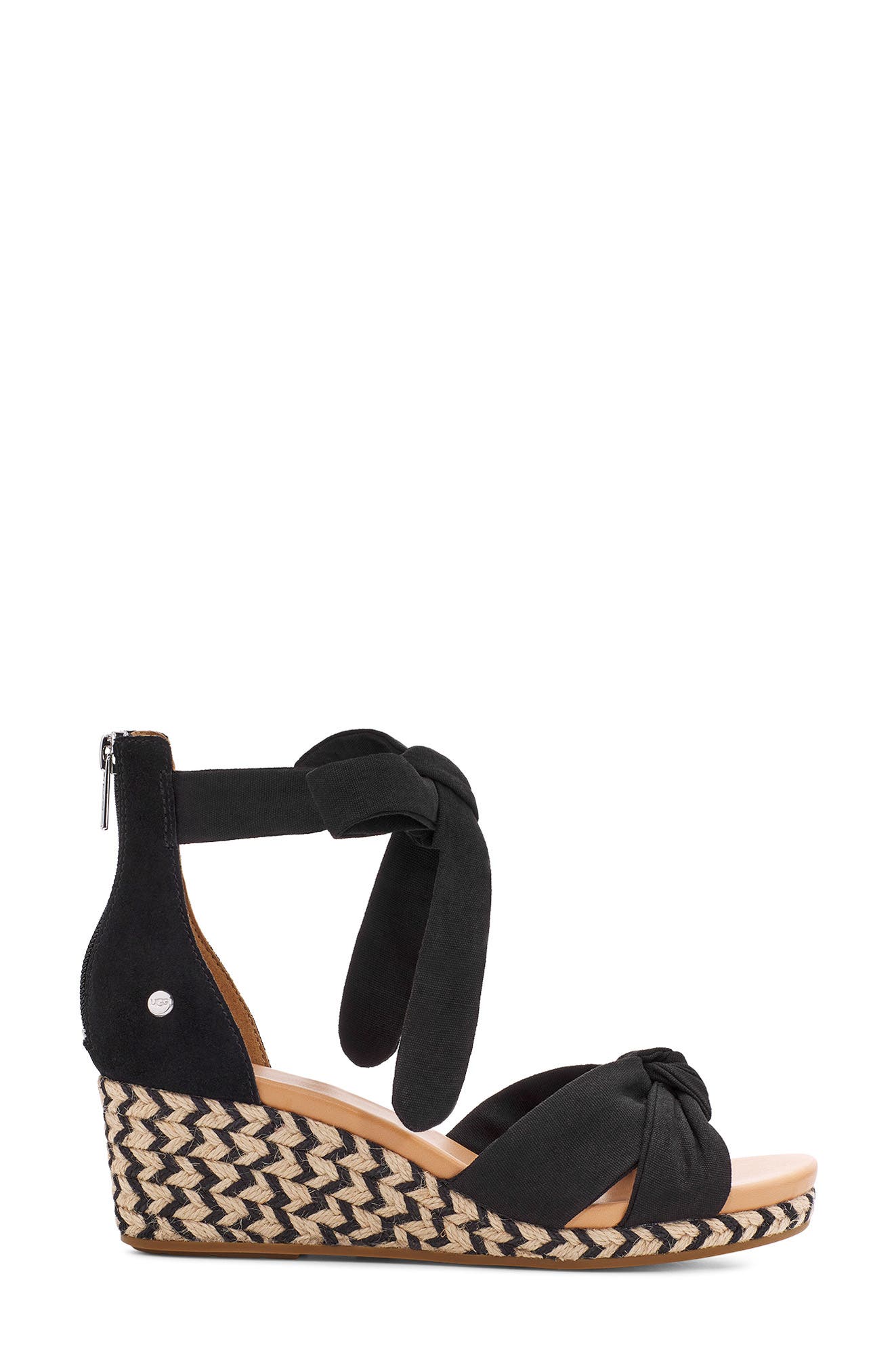 UGG<sup>®</sup> Yarrow Espadrille Wedge Sandal, Alternate, color, 