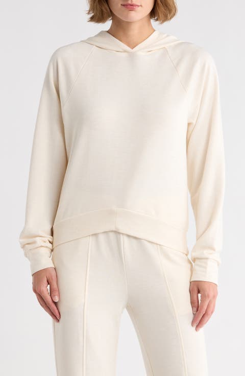 Moxy Brushed French Terry Crop Hoodie