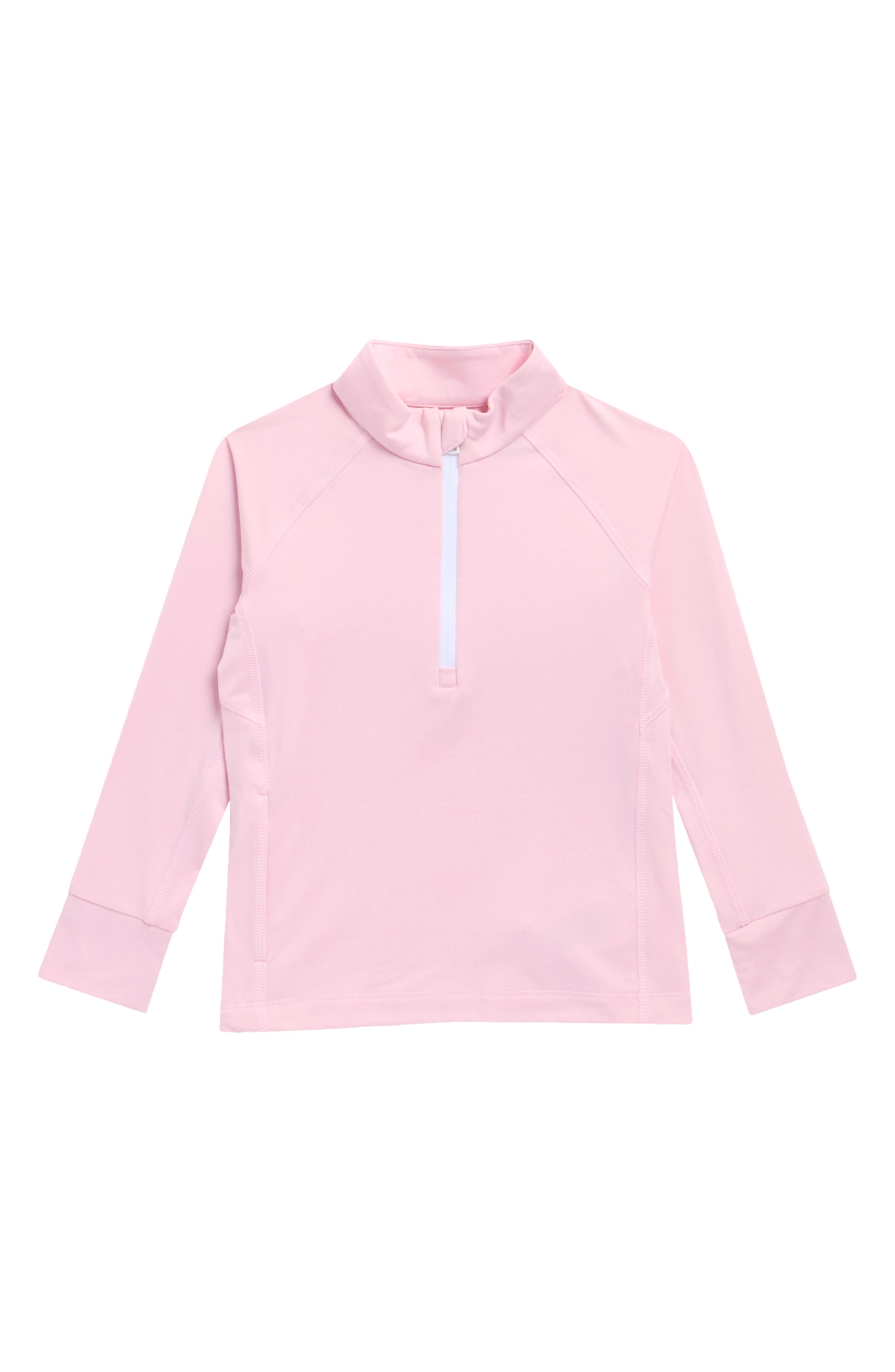Kids' Stretch Jersey Quarter-Zip Pullover