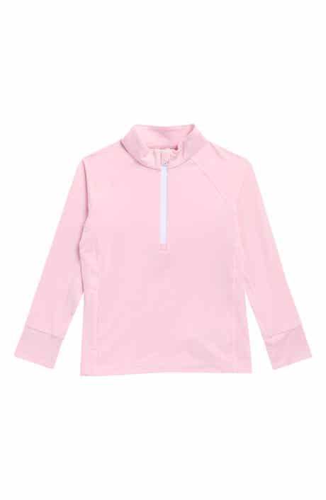 Kids' Stretch Jersey Quarter-Zip Pullover
