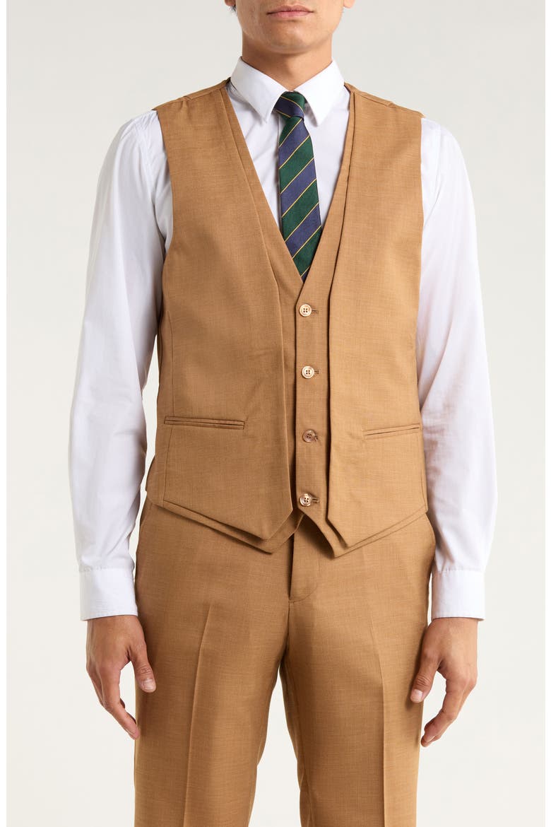 Coffee Mélange 3-Piece Suit, Alternate, color, COFFEE
