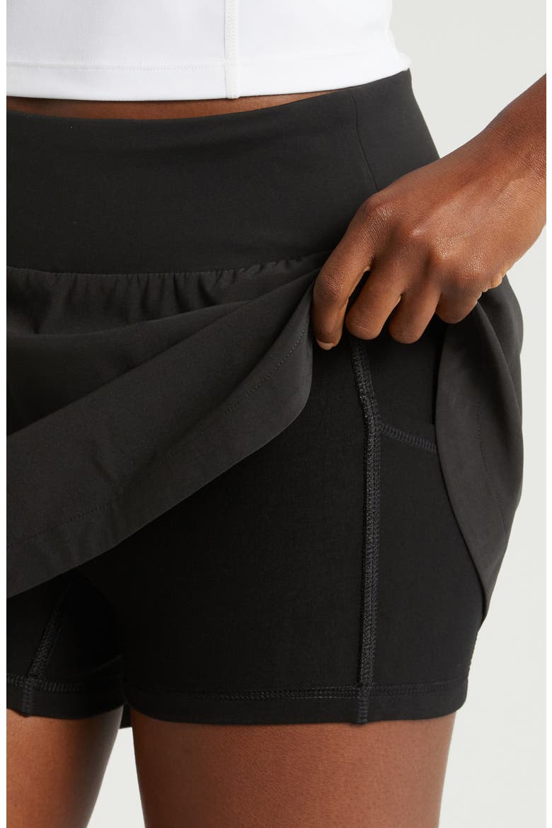 Skort 50+ UPF Active Breeze Skort, Alternate, color, BLACK