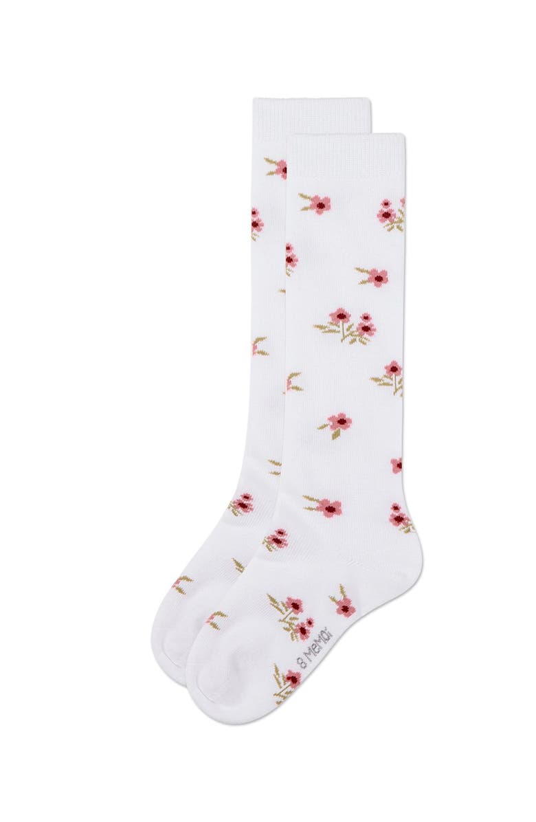 MeMoi Opaque Stretch Blissful Bloom Knee High Sock, Alternate, color, 
