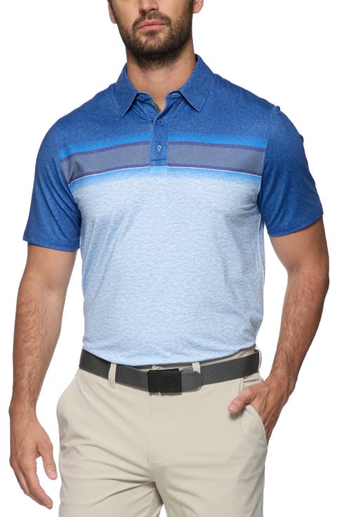 Lindale Chest Stripe Performance Polo