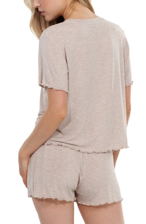 Honeydew Dreamland Shortie Pajama Set In Oatmeal