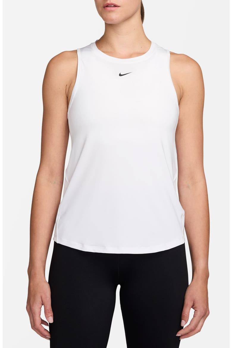 One Dri-FIT Tank, Main, color, 101 WHITE/BLACK
