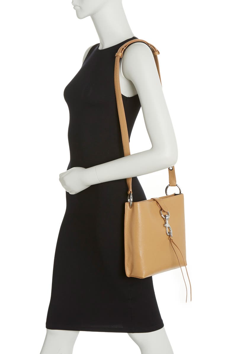 Rebecca Minkoff Megan Small Leather Feed Bag, Alternate, color,