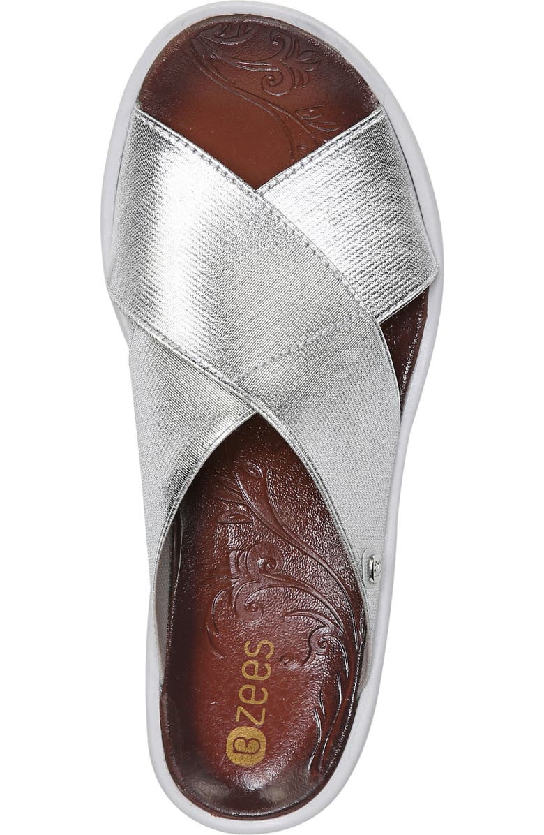 BZees 'Desire' Wedge Sandal, Alternate, color,