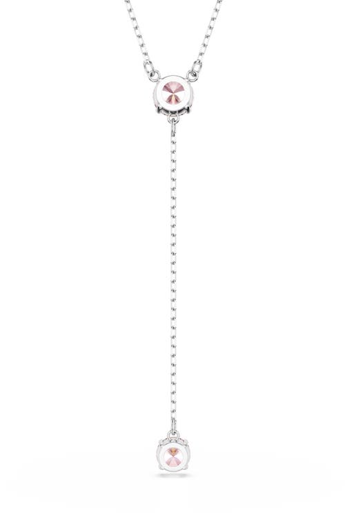 Shop Swarovski Attract Y-necklace In Pink
