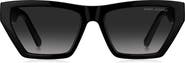 Marc Jacobs 55mm Gradient Cat Eye Sunglasses