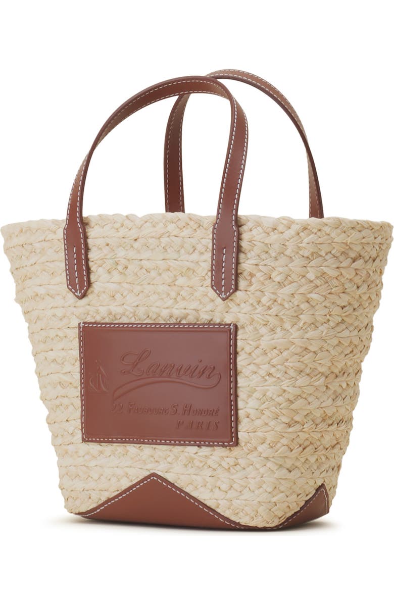 Lanvin Catch By Lanvin Small Basket Bag, Alternate, color, Beige