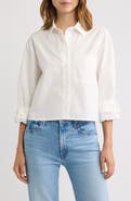 Petal & Pup Bronagh Crop Button-Up Shirt