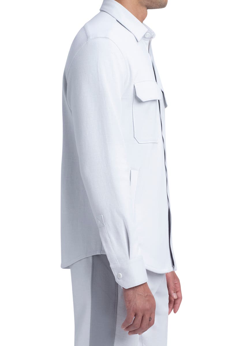 Bugatchi Comfort Stretch Shirt Jacket, Alternate, color,