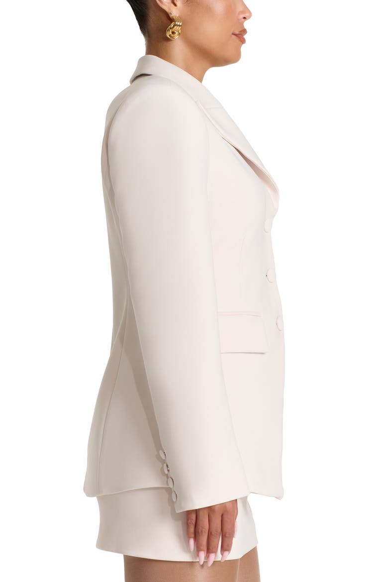 Fitted Blazer, Alternate, color, BONE
