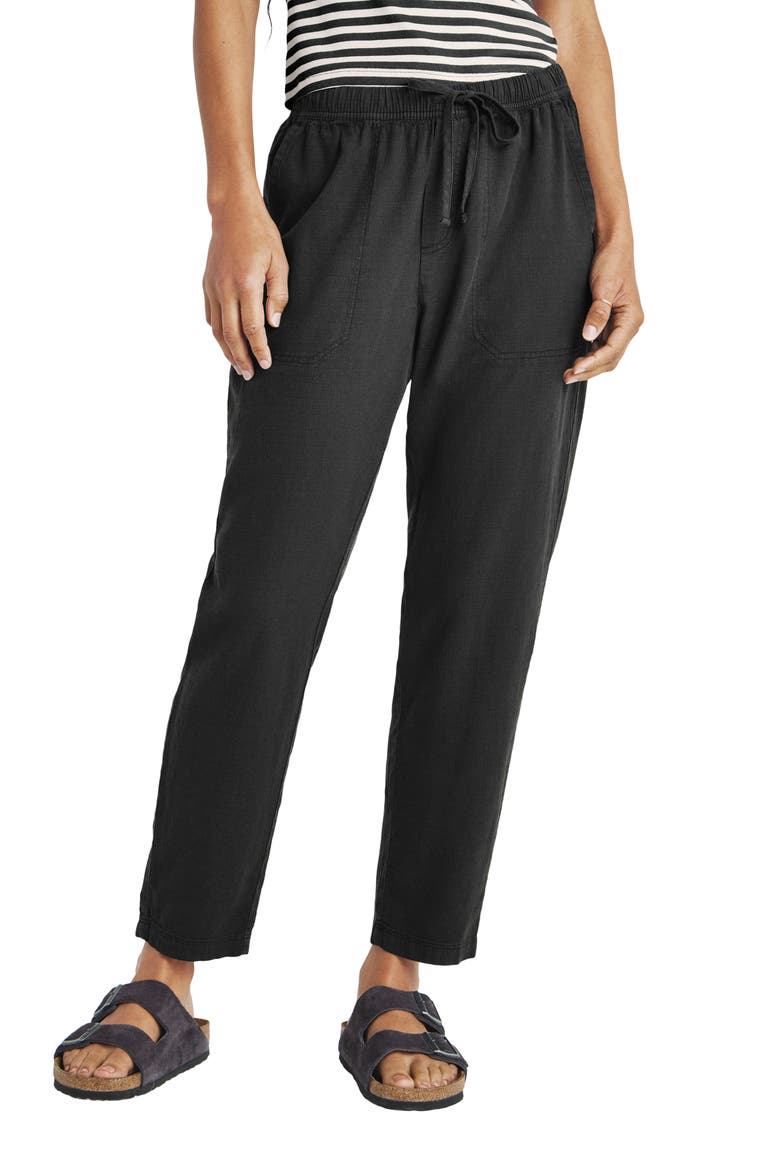 Angie Straight Leg Pants, Main, color, BLACK