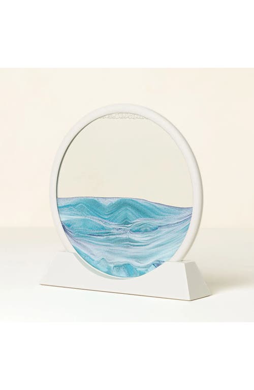 Pitkin Stearns Ocean Wave Sand Art In White