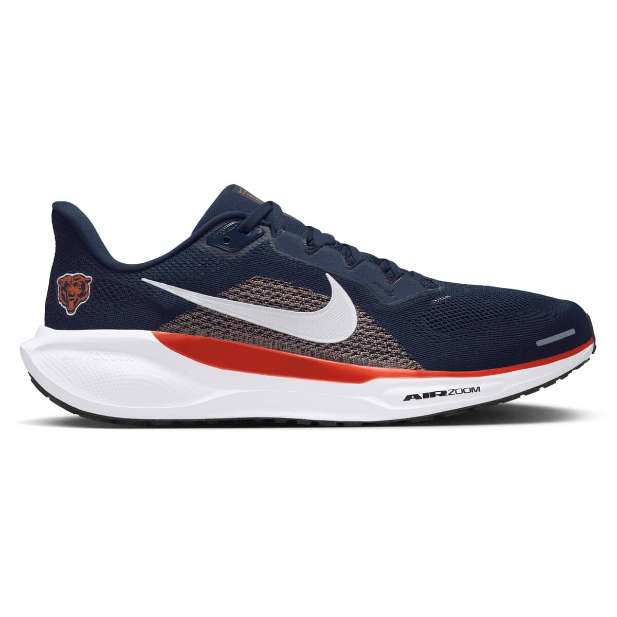 Nike Unisex Nike  Navy Chicago Bears Air Zoom Pegasus 41 Sneakers, Main, color, Navy