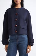 Veronica Beard Elaris Wool Blend Jacket