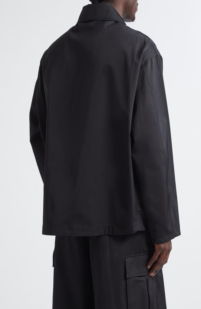 Marni Water Repellent Taffeta Jacket, Alternate, color, 00N99 Black