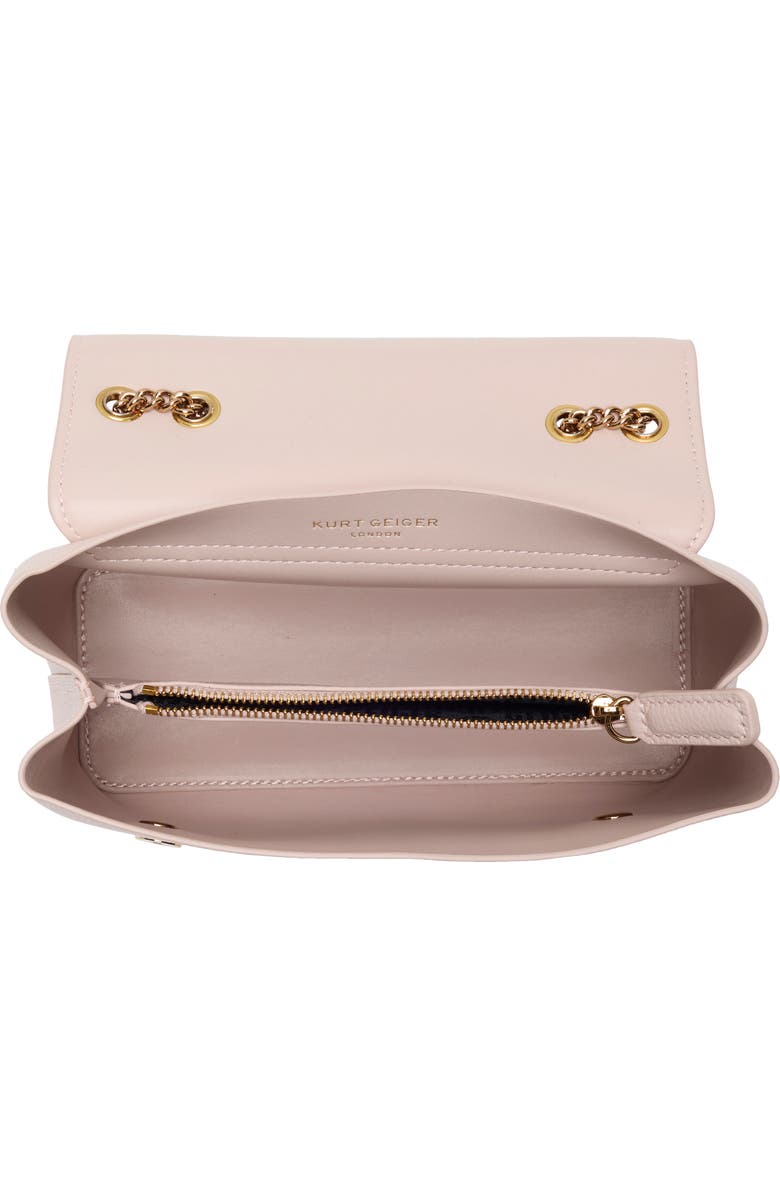 Kurt Geiger London Hampstead Flap Crossbody Bag, Alternate, color, Pale Pink