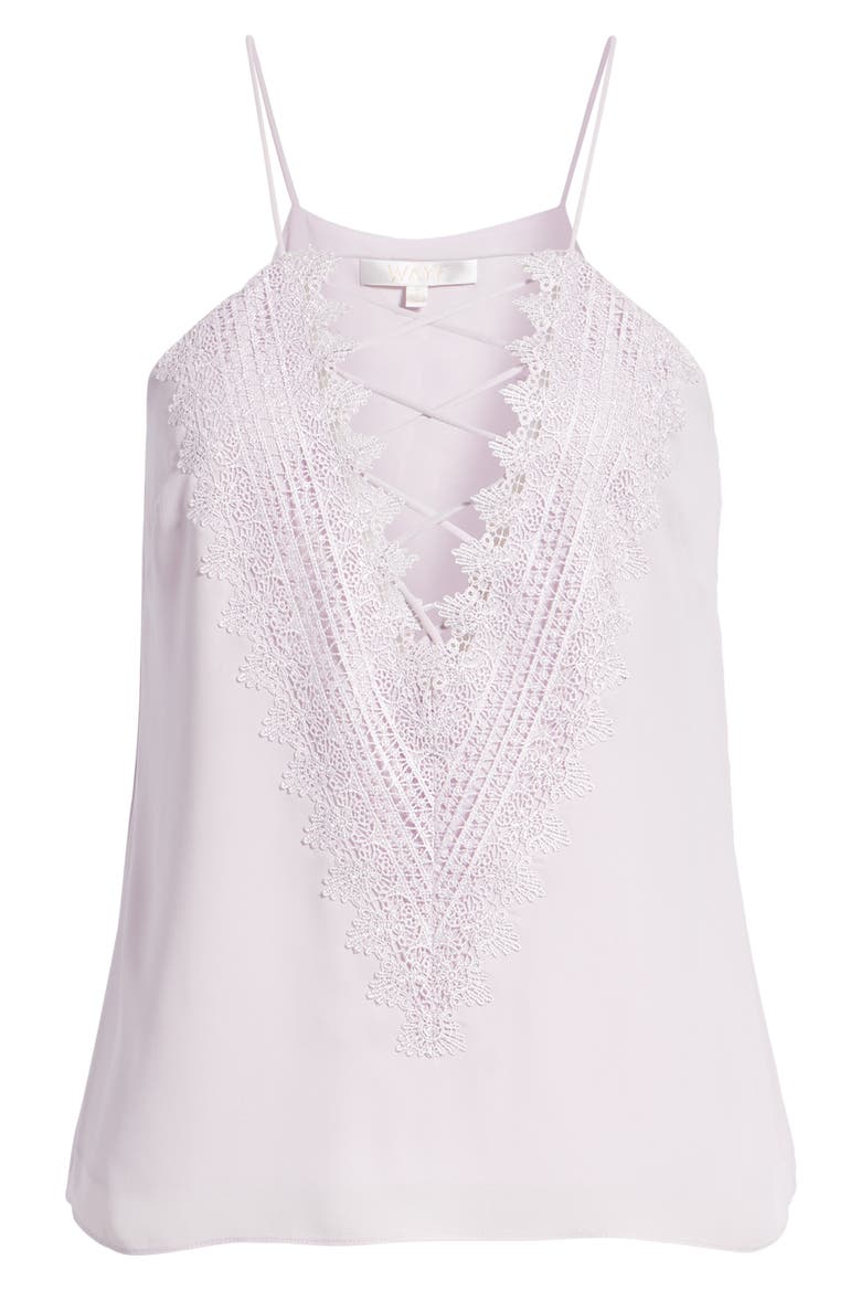 Posie Strappy Camisole, Alternate, color, PURPLE MOSS