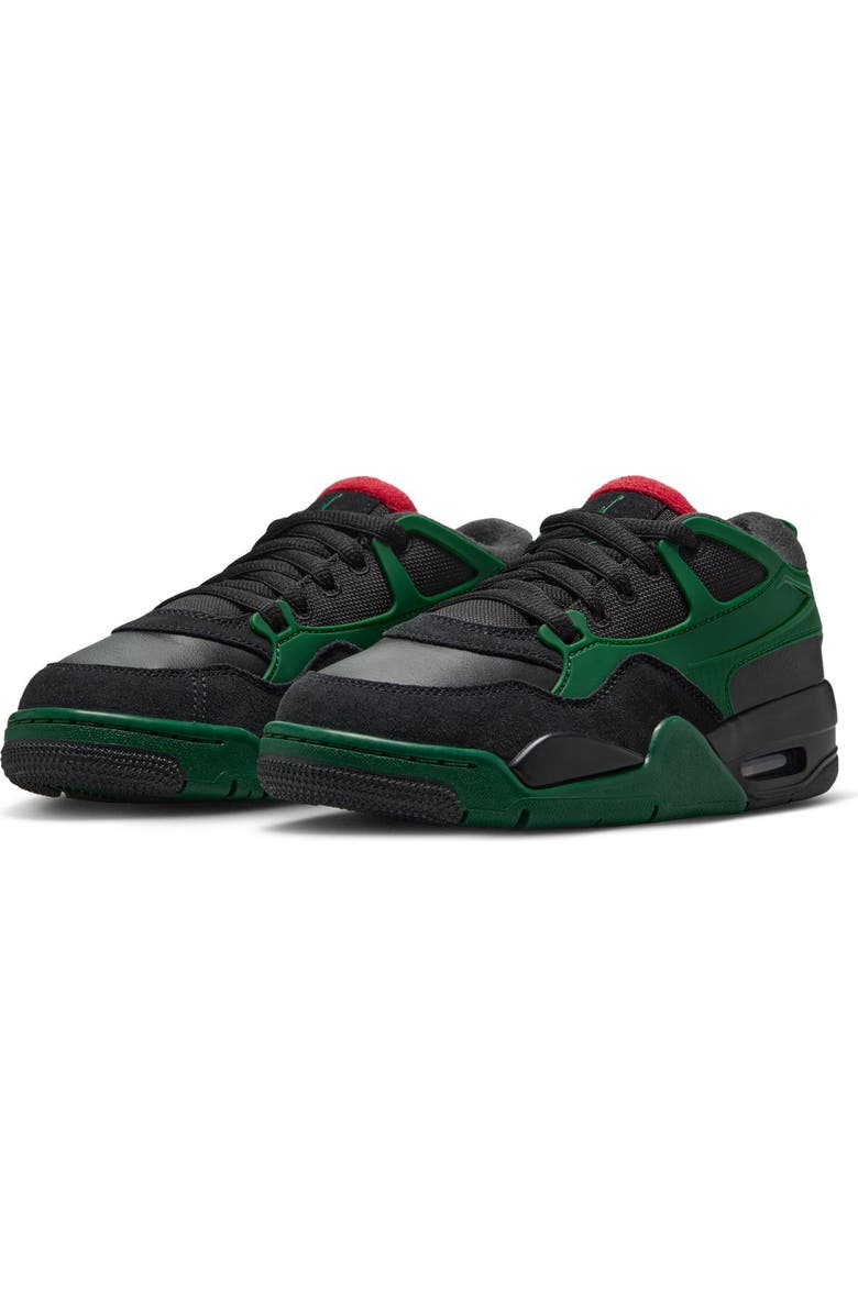 Nike Kids' Air Jordan 4 RM Sneaker, Main, color, Black/ Varsity Red/ Green