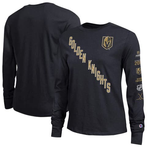 Women's Champion  Black Vegas Golden Knights 2-Hit Long Sleeve T-Shirt