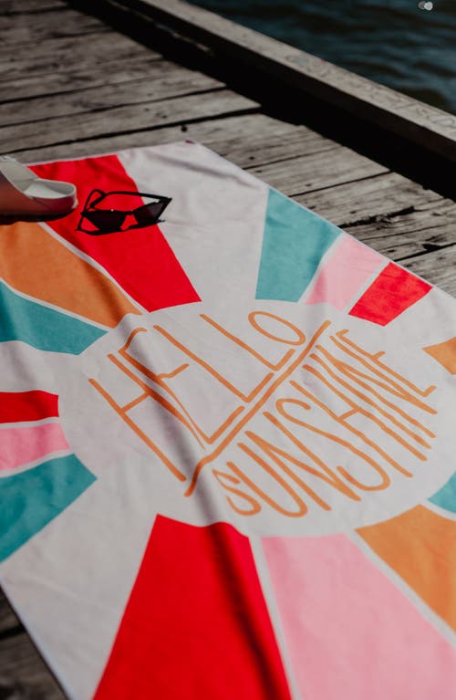 Katydid Hello Sunshine Quick Dry Beach Towel