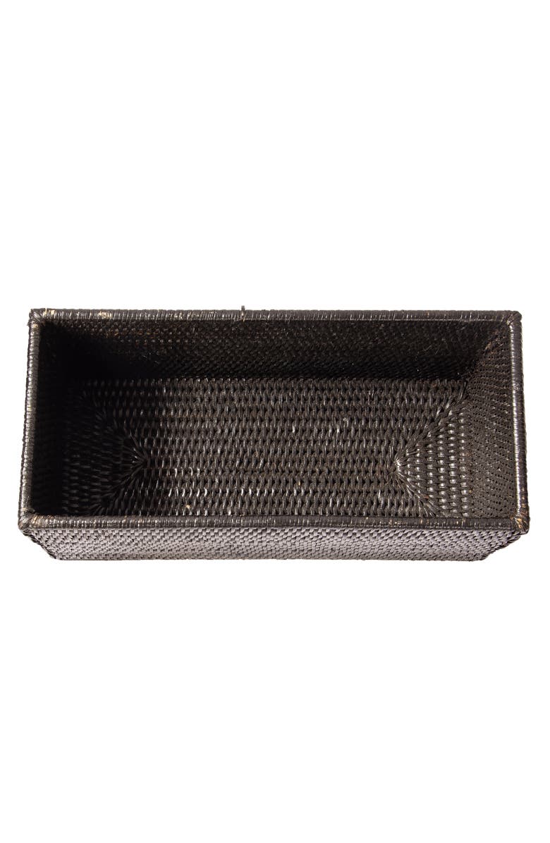 Artifacts Trading Company<sup>™</sup> Artifacts Rattan Rectangular Everything Basket, Alternate, color, Tudor Black