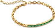 Monica Vinader Mini Baguette Chain Bracelet