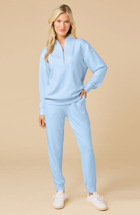 Athleisure DreamTech 1/4 Zip Jogger Set