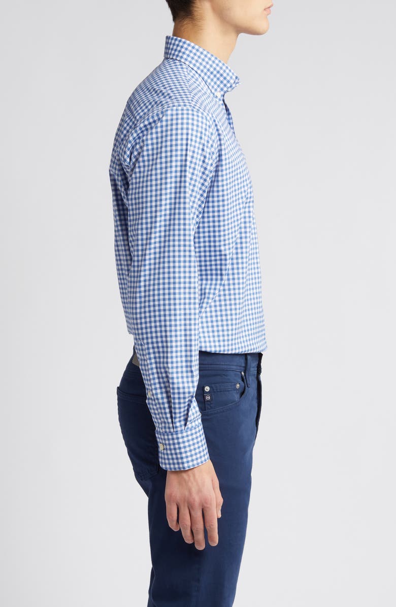 Peter Millar Trenton Crown Lite Stretch Cotton Button-Down Shirt, Alternate, color, 