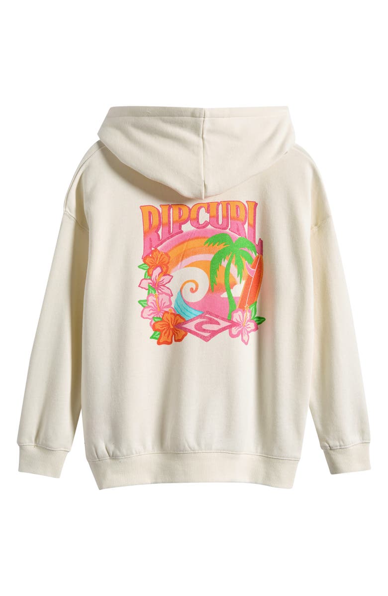 Rip Curl Kids' Tropical Dawn Hoodie, Alternate, color, Bone