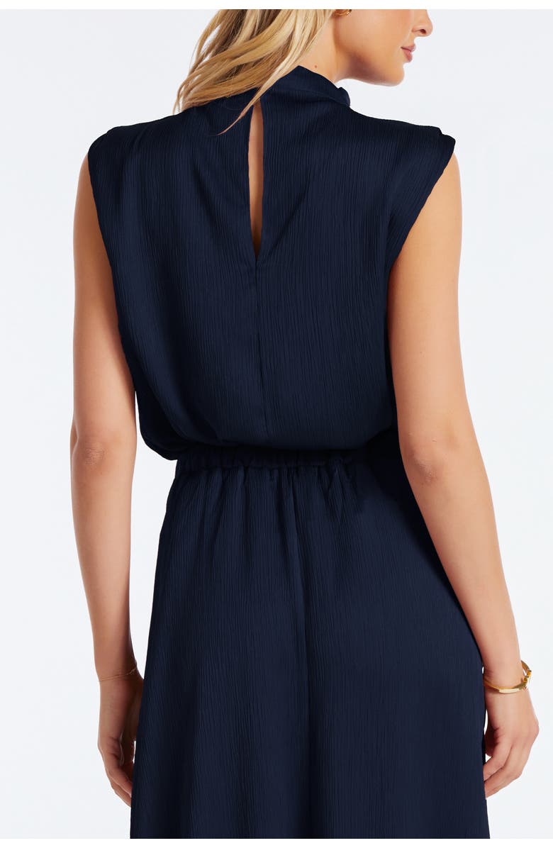 Bishop + Young Beckette Micro Plisse Top, Alternate, color, Indigo