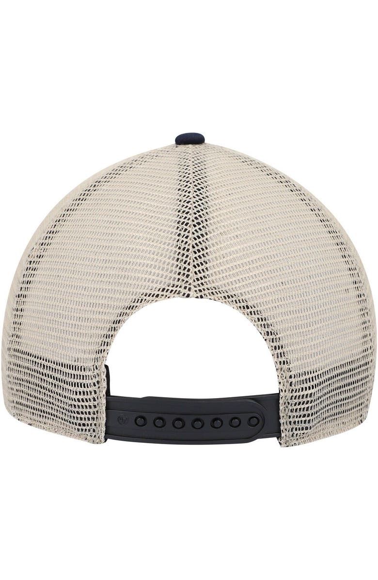 '47 Men's '47 Black/Natural Brooklyn Nets Four Stroke Clean Up Snapback Hat, Alternate, color, Black