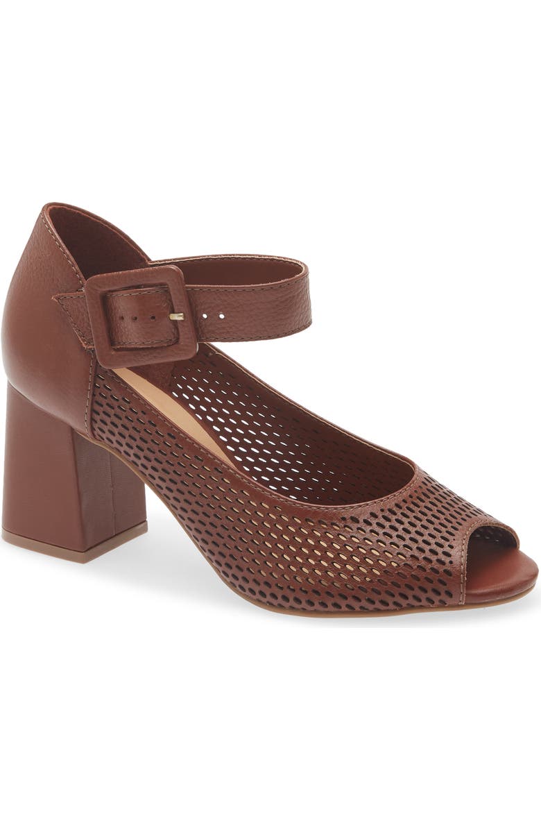 Bottero Peep-Toe Mary Jane, Main, color,
