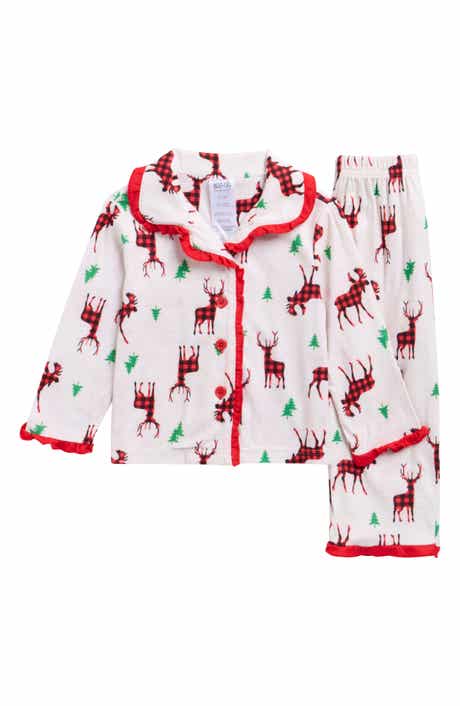 BABY STARTERS Kids' Matching Familiy Moose Christmas Pajamas