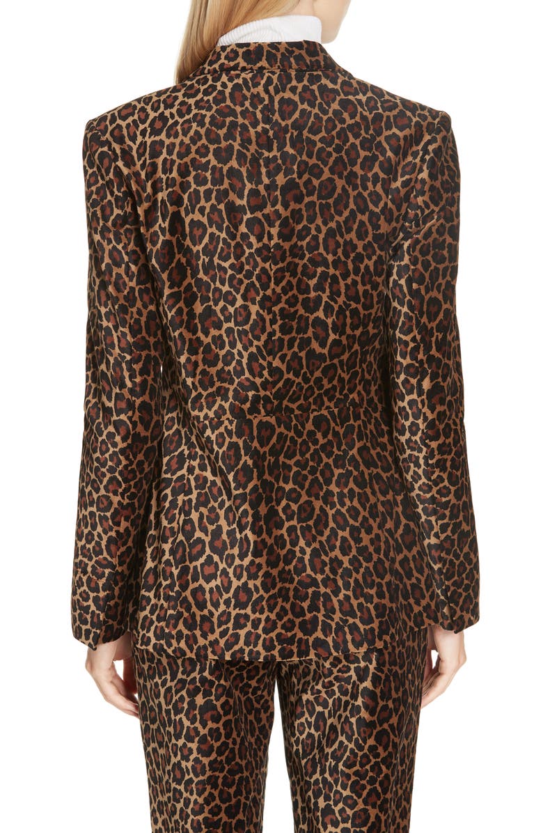 A.L.C. Mercer Marina Leopard Print Jacket, Alternate, color, 