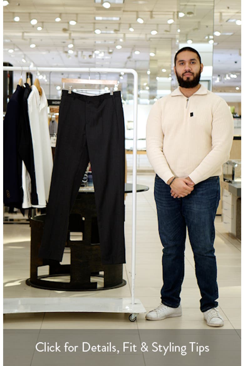 Parker Platinum Super 130's Gabardine Dress Pants video