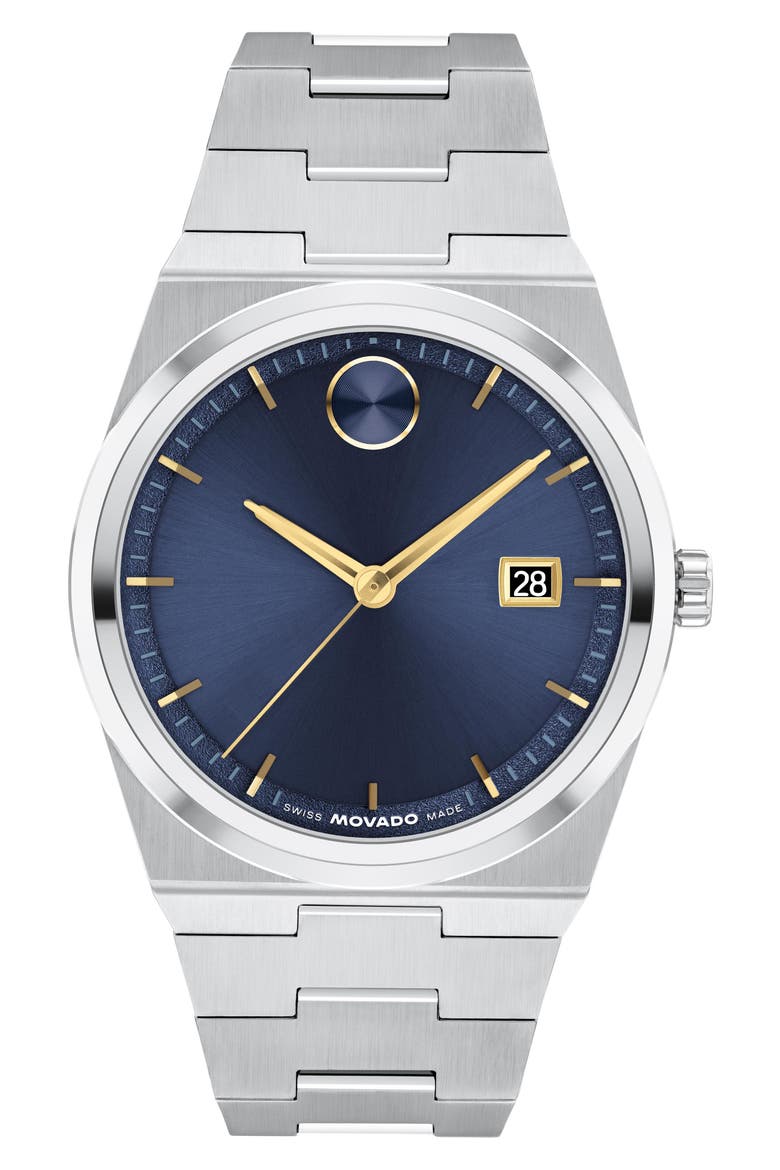 Bold Quest Bracelet Watch, 40mm, Main, color, BLUE