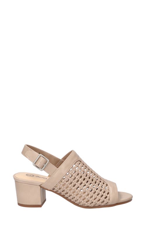 Bella Vita Adley Slingback Sandal In Taupe