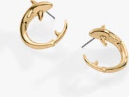 Alex and Ani Shark Hoop Earring