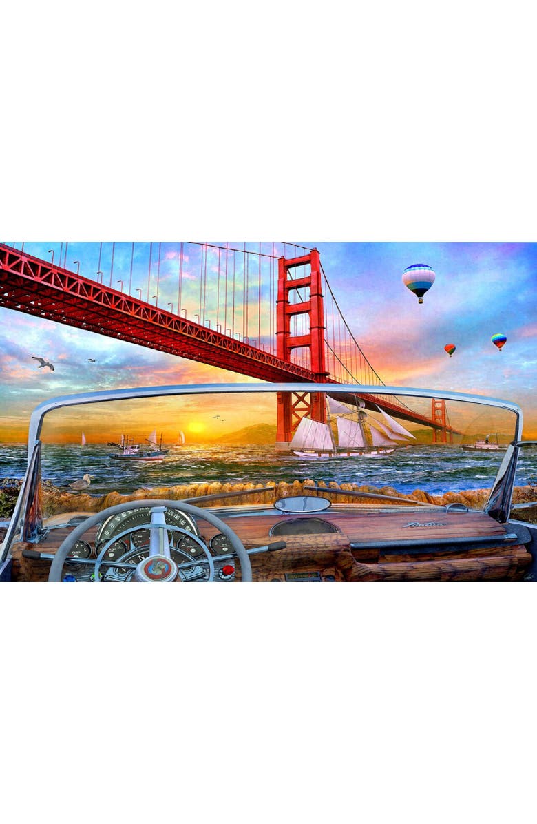 Sunsout Golden Gate Adventure 550 piece Jigsaw Puzzle for Adults, Alternate, color, Multicolor