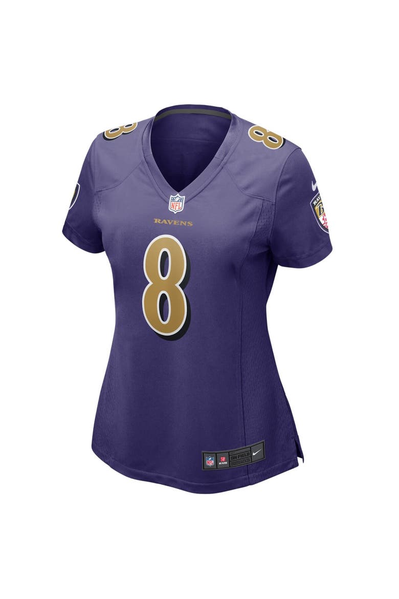 Women's Nike Lamar Jackson Purple Baltimore Ravens Alternate Game Player Jersey, Alternate, color, Purple