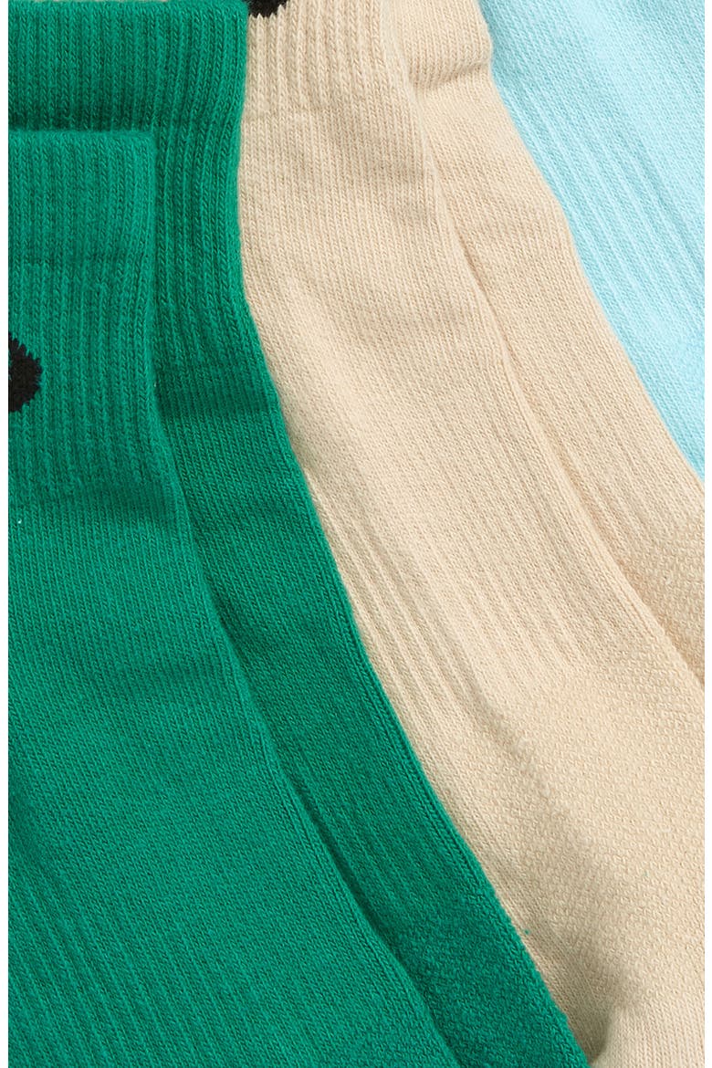 Assorted 3-Pack Everyday Plus Lightweight Socks, Alternate, color, RATTAN/ GREEN NOISE/ COPA