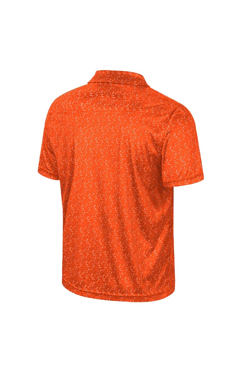 COLOSSEUM Men's Colosseum Orange Syracuse Orange Sublimated Golf Polo, Alternate, color, 