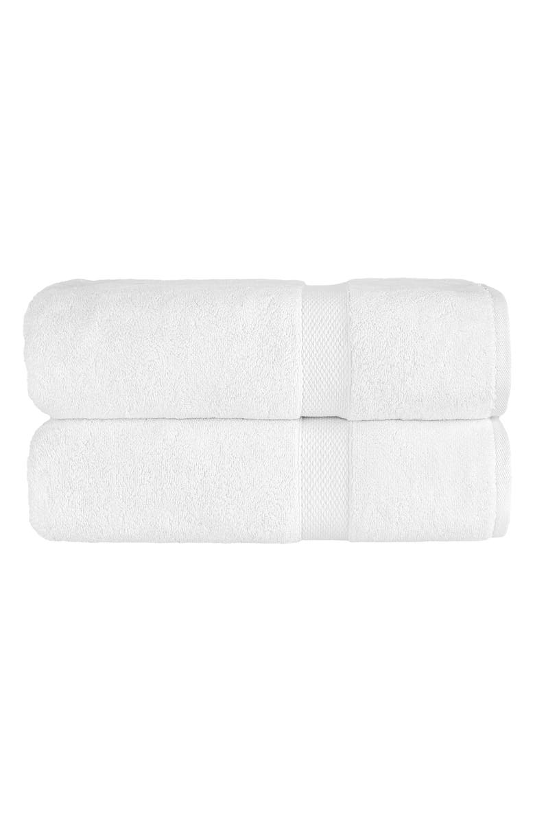 Linum Home Textiles Anovia Oversized Bath Towels, Alternate, color, White